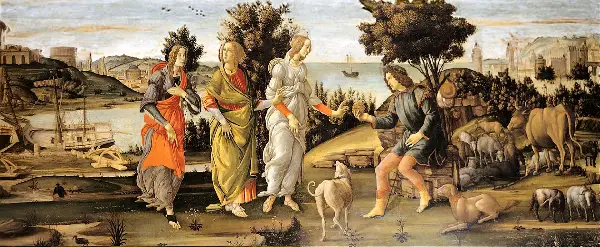 Sandro Botticelli - Das Urteil des Paris